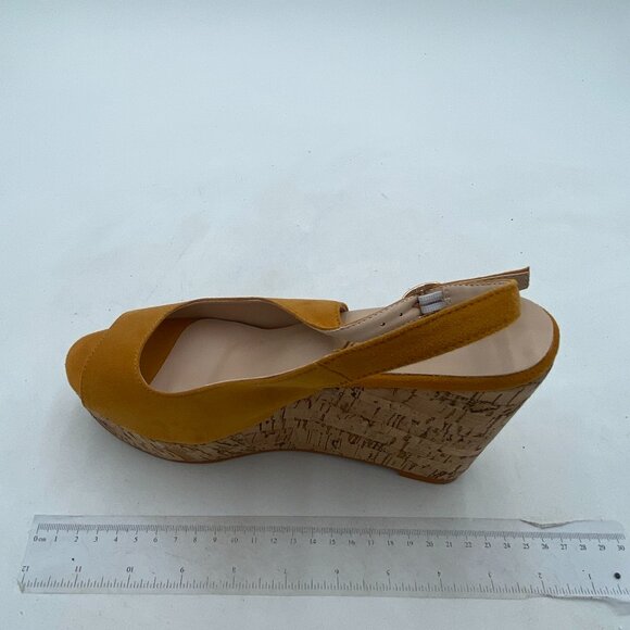 FOWT Women Peep Toe Slingback Platform Wedge Sandals High Heel Buckle Open Toe L - Picture 2 of 8